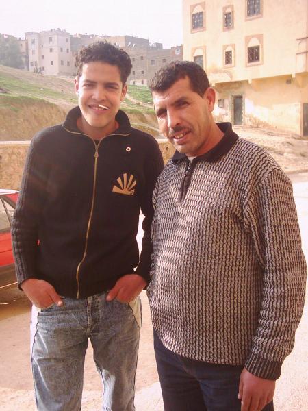 c'est moi avec mon père